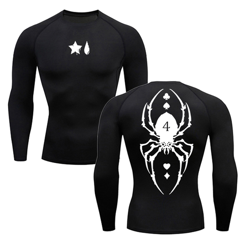 Base Layer Top - Chemise de compression à imprimé araignée