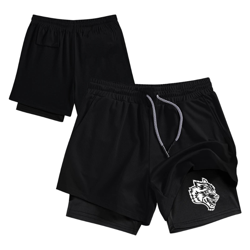 Compression Shorts Athletes - Shorts de sport décontractés 2-en-1 pour