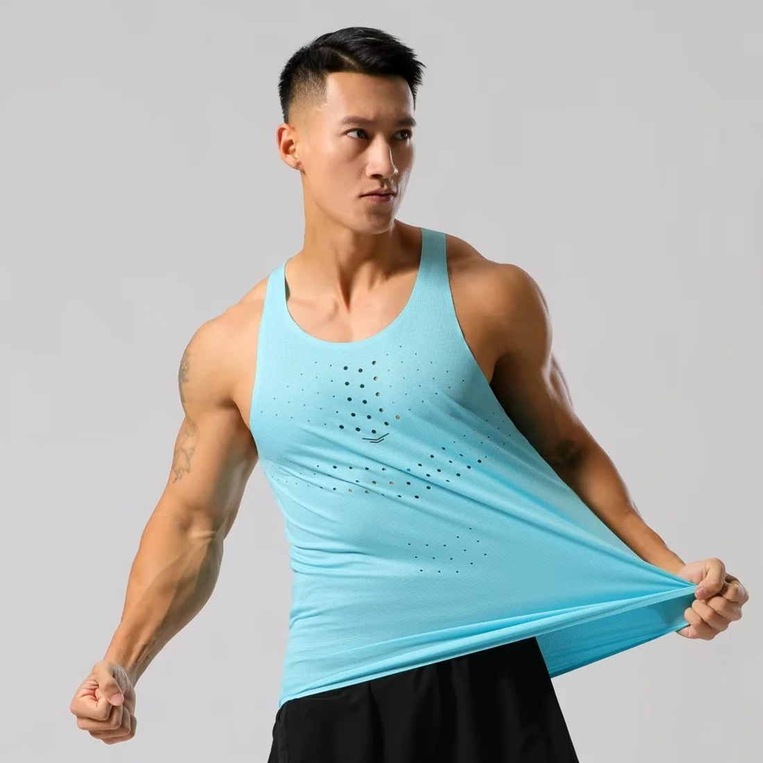 Sleeveless Undershirt - Débardeurs de course légers pour hommes,