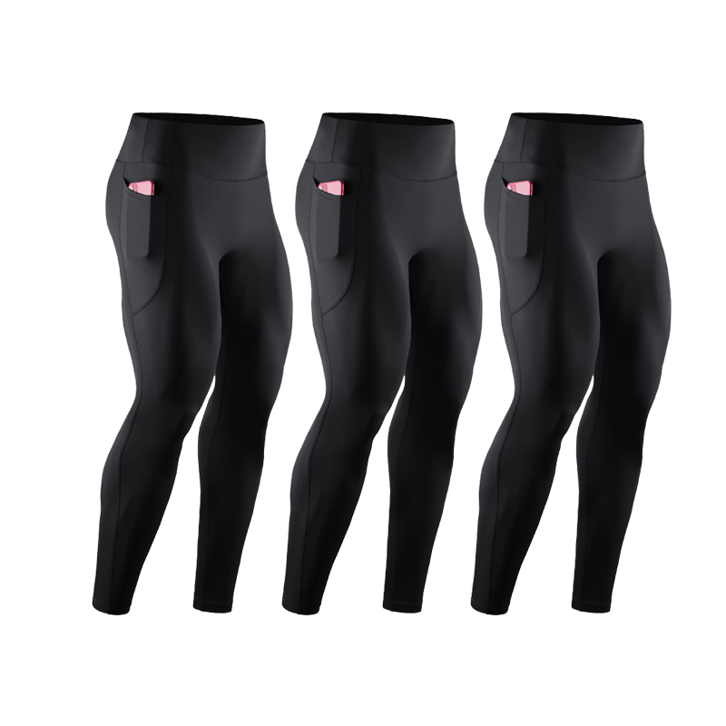 Compression Long Pant - Lot de 3 leggings de sport