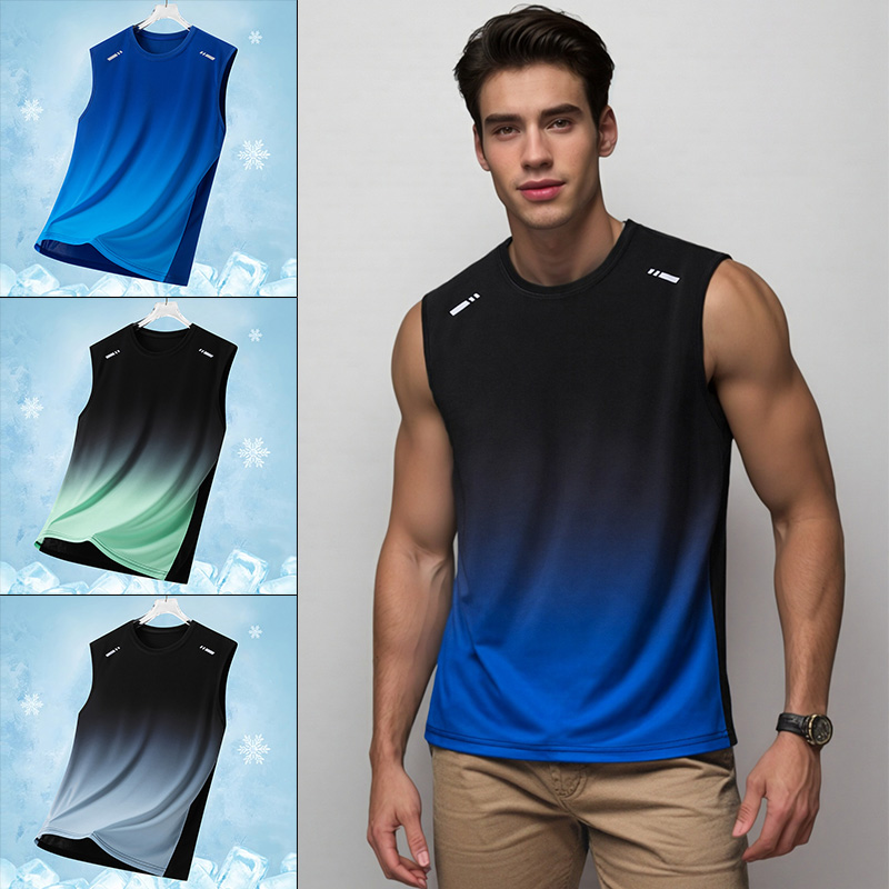 Débardeur de sport dégradé pou - Sleeveless Undershirt avis et prix